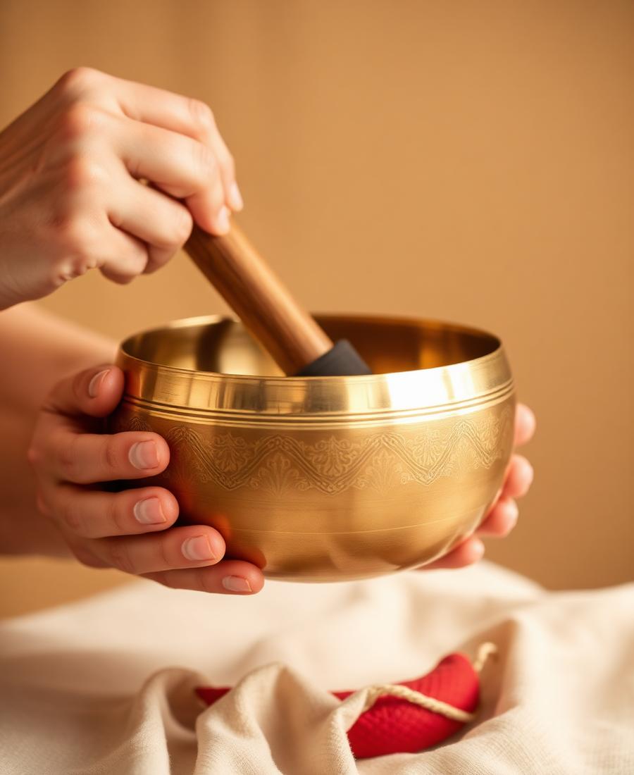 Chuông xoay Tây Tạng cho thư giãn sâu